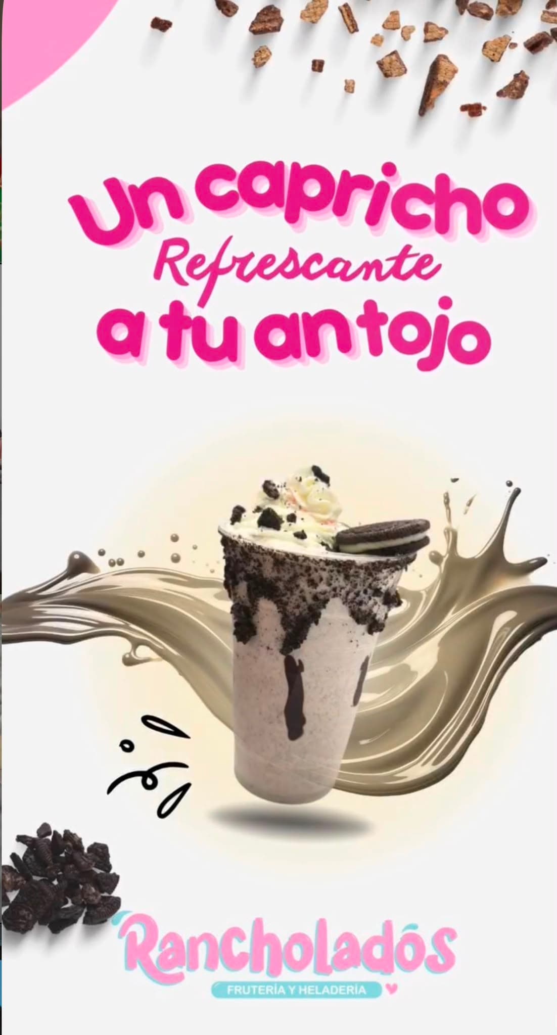 Malteada (Chocolate, Oreo o Fresa)